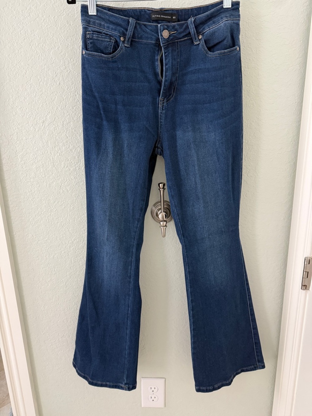Flying Monkey Dark Blue Flare Jeans